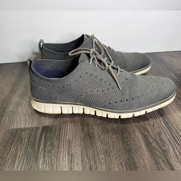 ?Cole Haan Zerogrand Men\'s 9.5 M Gray Stitchlite Wingtip Casual Shoes C30562 main image 12